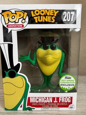 Funko POP Animation Looney Tunes Michigan J. Frog 2017 Spring Convention Toy New